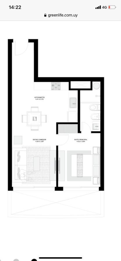 Green Life Full Amenities 푼타델에스테 외부 사진